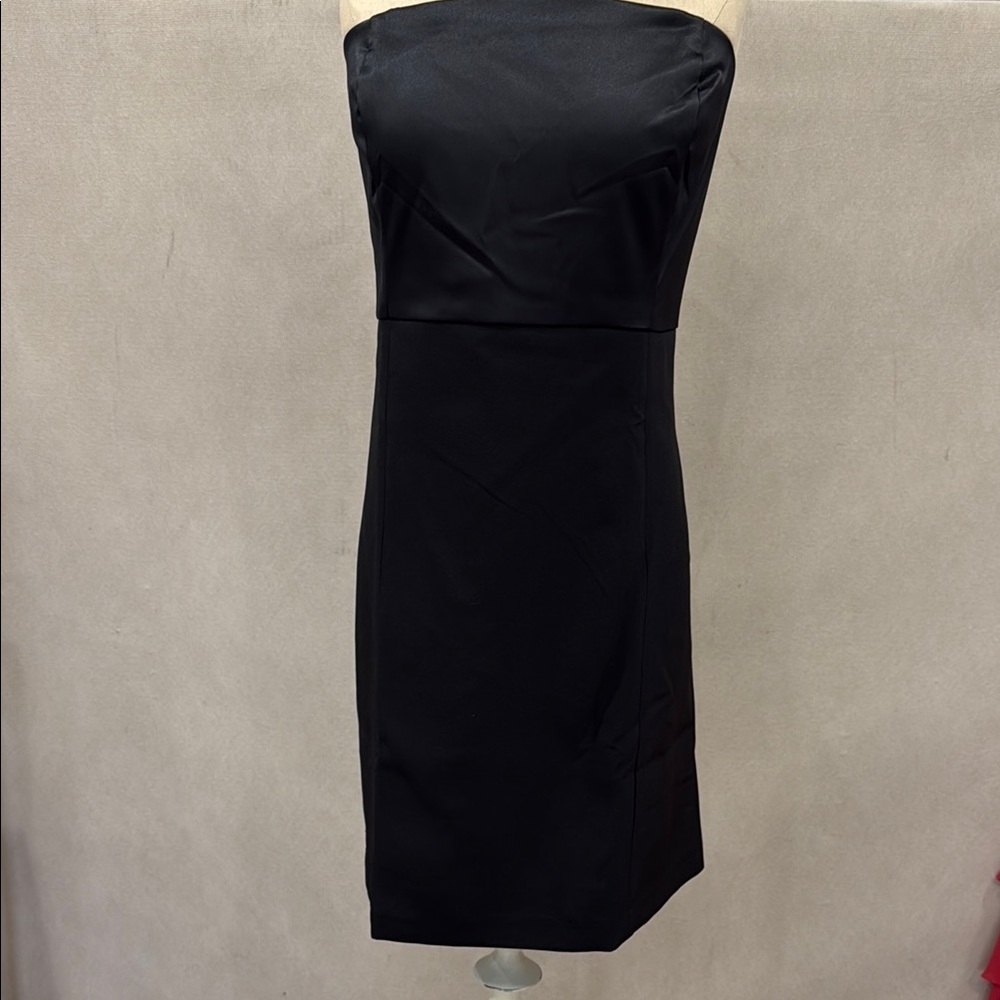 Elegant Black Strapless Dress